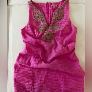 Lilly Pulitzer Gabby Shift Dress “Pop Pink” Women’s Size 6
